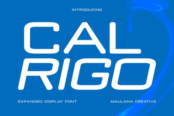 Calrigo: Command Attention with This Modern Display Typeface