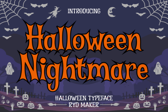 Halloween Nightmare: Unleashing a Display Font with Bite