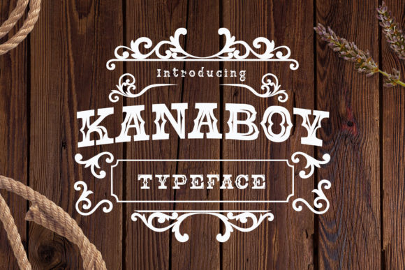 Kanaboy: A Vintage Display Font for Bold Projects