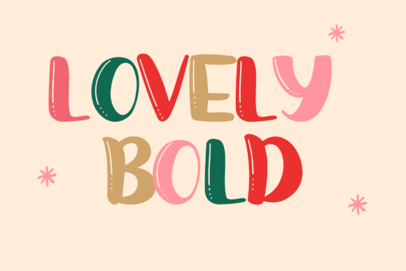 Lovely Bold: Elevate Your Designs with This Creative Font