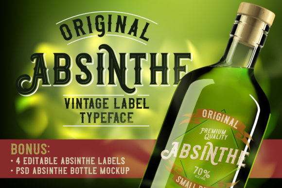 Original Absinthe: A Display Font with Vintage Soul