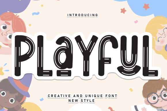 Playful Font: A Display Typeface for Joyful Branding
