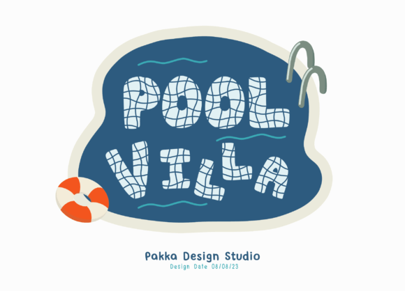 Pool Villa: A Display Font with Quirky Charm
