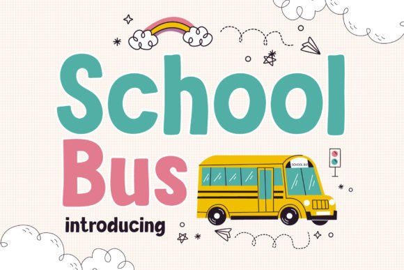 School Bus: A Bold Typeface for Confident Creative Projects