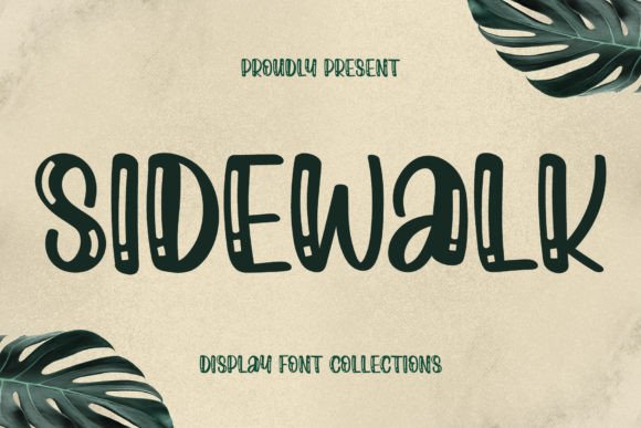 Sidewalk: The Display Font That Brings Bold, Artistic Energy