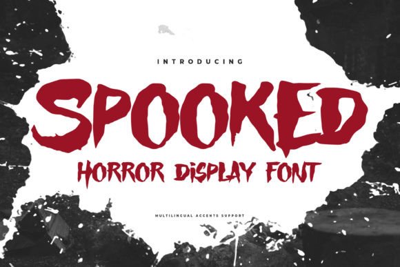 Spooked: A Display Font for Unforgettable Branding