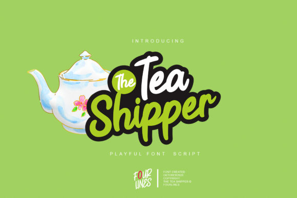 The Tea Shipper: A Retro Font for Modern Branding