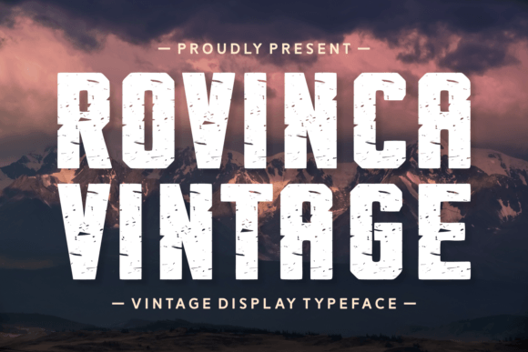 Why Rovinca Vintage Might Be Your Next Favorite Display Font