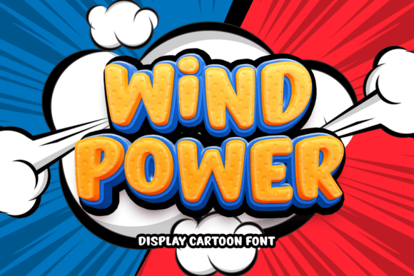 Wind Power: A Display Font That Brings Bold Energy to Your Projects